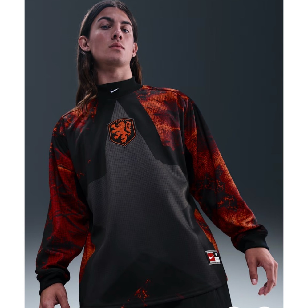 New Netherlands Hollywood Keeper Men's Medium Nike Soccer Shirt IO0785-010 World